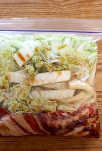 【下味冷凍】豚肉と白菜のすき煮