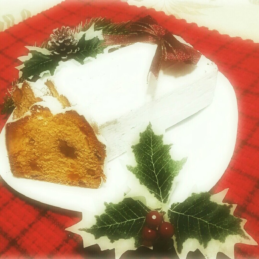 クリスマス♡シュトーレン風パウンドケーキの画像
