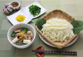 鴨せいろ風・鶏とねぎのつけうどん