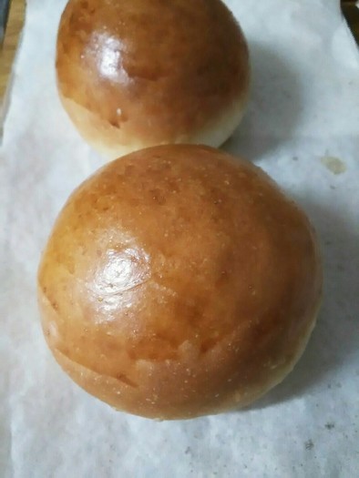 基本のレンジ発酵パン～丸パン☆の写真