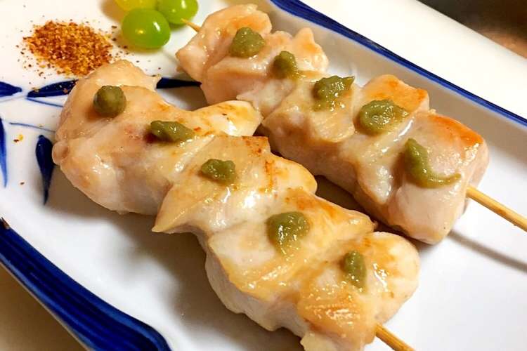 鶏ささみの串焼 レシピ 作り方 By ザビたん クックパッド