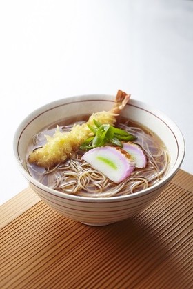 簡単☆ビーフンで作るかけそば