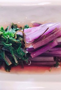 紫水菜の京風浅漬け