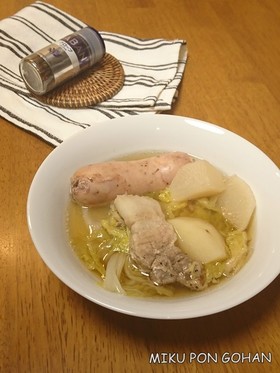 洋風白だしのポトフ