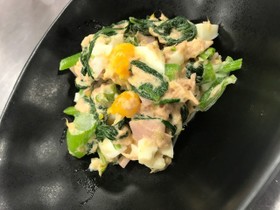 アスパラ菜のツナサラダ【JA福岡市】