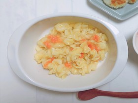 【離乳食 後期】コーンクリームパスタ