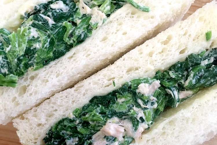 ほうれん草のサンドイッチ Spinach レシピ 作り方 By Reano クックパッド 簡単おいしいみんなのレシピが371万品