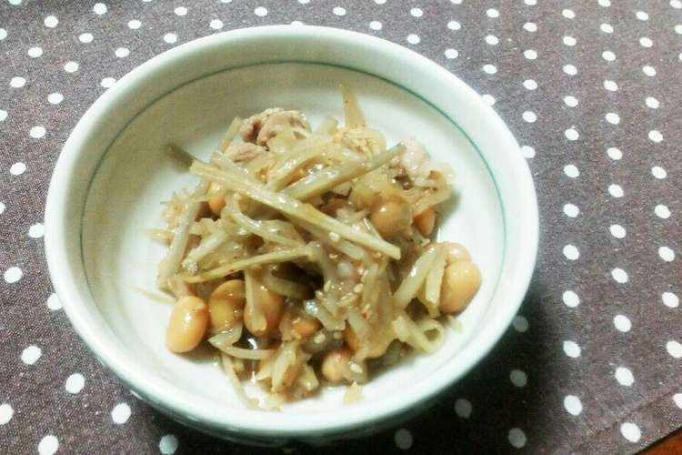 菊芋と大豆の煮物 きんぴら風 レシピ 作り方 By まぶたん クックパッド