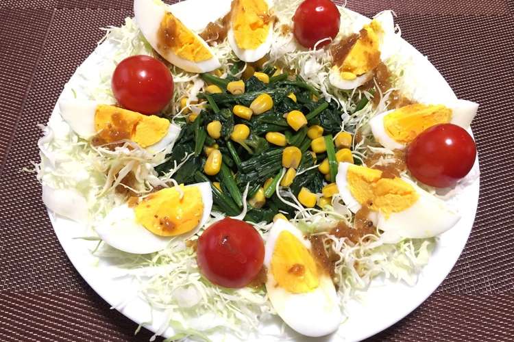 バター醤油味のほうれん草コーンサラダ レシピ 作り方 By ｈｉｄｅ ｓキッチン クックパッド 簡単おいしいみんなのレシピが356万品