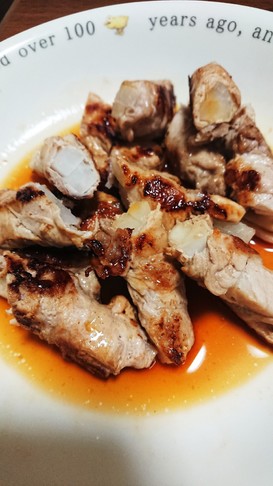 豚肉の大根巻きポン酢かけ。