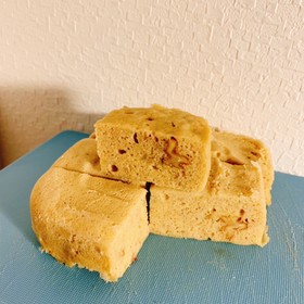 バナナとくるみのおから蒸しパン