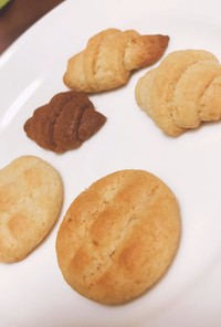 【簡単】卵のいらないパン型クッキー