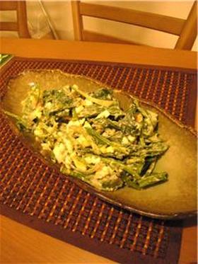 ほうれん草のたまごサラダ