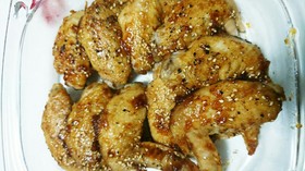 手羽先のパリパリやみつき甘辛煮❤