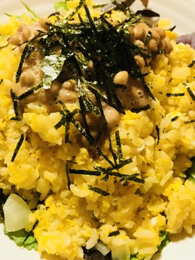 バターで炒める★玉ねぎ玉子チャーハン