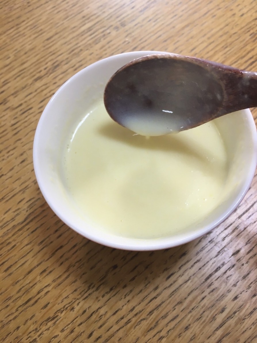 市販のコーンクリームスープ をトロトロにの画像