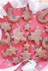 クリスマスココアクッキー～マクロビ仕様
