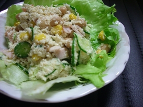 おからとお豆の健康サラダ