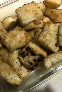 甘辛もちもち。豆腐の揚げ焼き