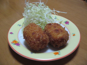 簡単一度にできちゃうカニクリームコロッケ