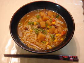 お手軽カレーラーメン