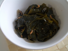 ★わかめがたっぷり食べられる炒め物☆