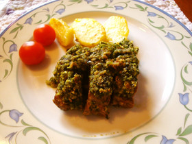 ラム肉のハーブパン粉焼き