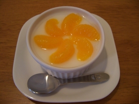 みかん杏仁豆腐