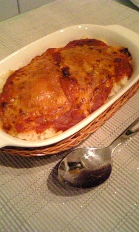 冷ごはんで簡単ミートドリア