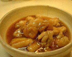 鶏の梅肉 治部煮風
