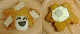 キャラ弁♪星カツDEジラーチ&ヒトデマン