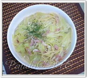 超簡単✿フライパンひとつで♪スープパスタ