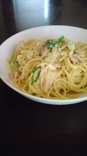 簡単!あっさりクリームパスタ♪