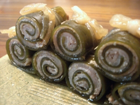 豚バラで!ヤング昆布巻