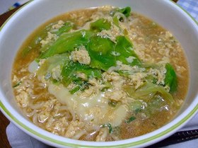 **インスタント味噌チーズラーメン**