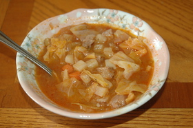 名もないトマトベースのスープ
