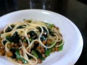 さっぱり★とっても簡単納豆パスタ
