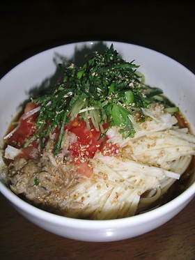 サラダ風☆ぶっかけそうめん