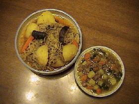 わさびがピリッ!のひき肉じゃが+お子ちゃま肉じゃが