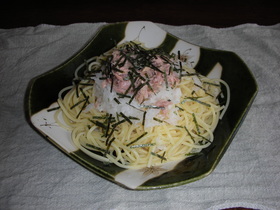和風パスタ☆ツナ大根