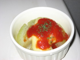 簡単!早い!玉葱まるごとonケチャップ