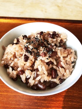 カンタンお赤飯の炊き方
