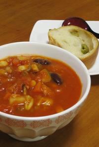 食べるスープ野菜11品チリトマトスープ