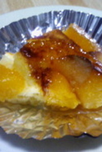 黄桃のアップサイドダウンケーキ