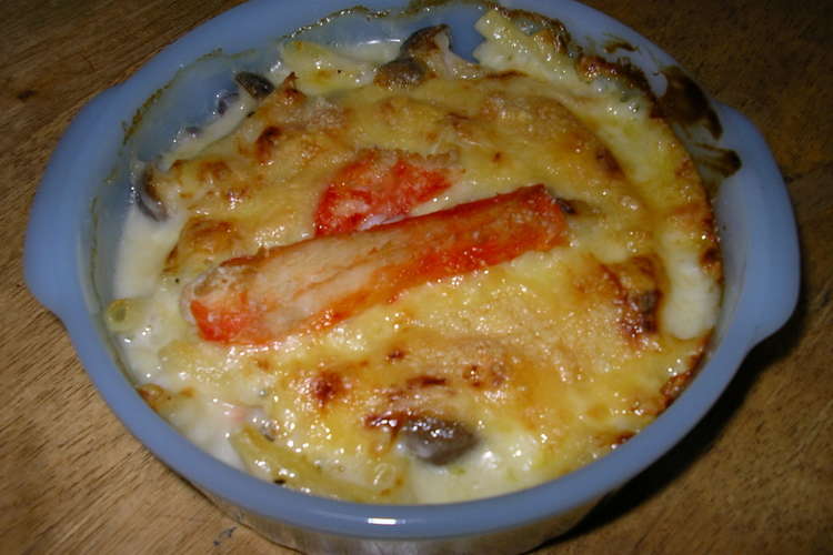 チョット豪華 カニグラタン レシピ 作り方 By ゆう子りんこ クックパッド
