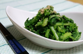 菜花のほんわか炒め