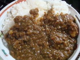 栄養満点◎ひき肉カレー◎