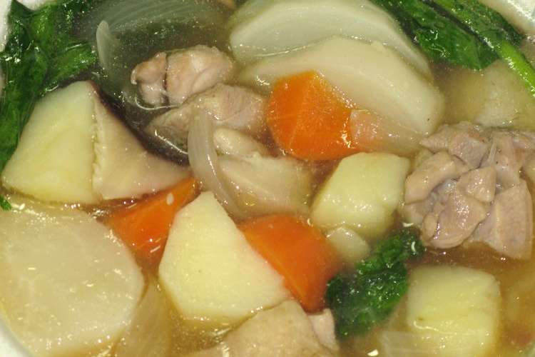 ポトフ 鶏肉じゃが芋カブ玉ねぎ人参 レシピ 作り方 By ぴらこ クックパッド 簡単おいしいみんなのレシピが360万品
