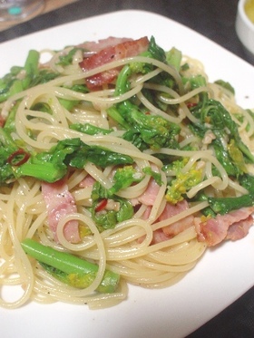 ☆菜の花とベーコンの春パスタ☆