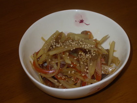 母の味 じゃがきんぴら